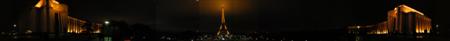 Panoramique à 360° depuis l'esplanade du Trocadéro